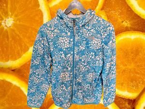 Juniors Under Armour Blue and White Bubble Print Jacket Size Large‎ (14-16)